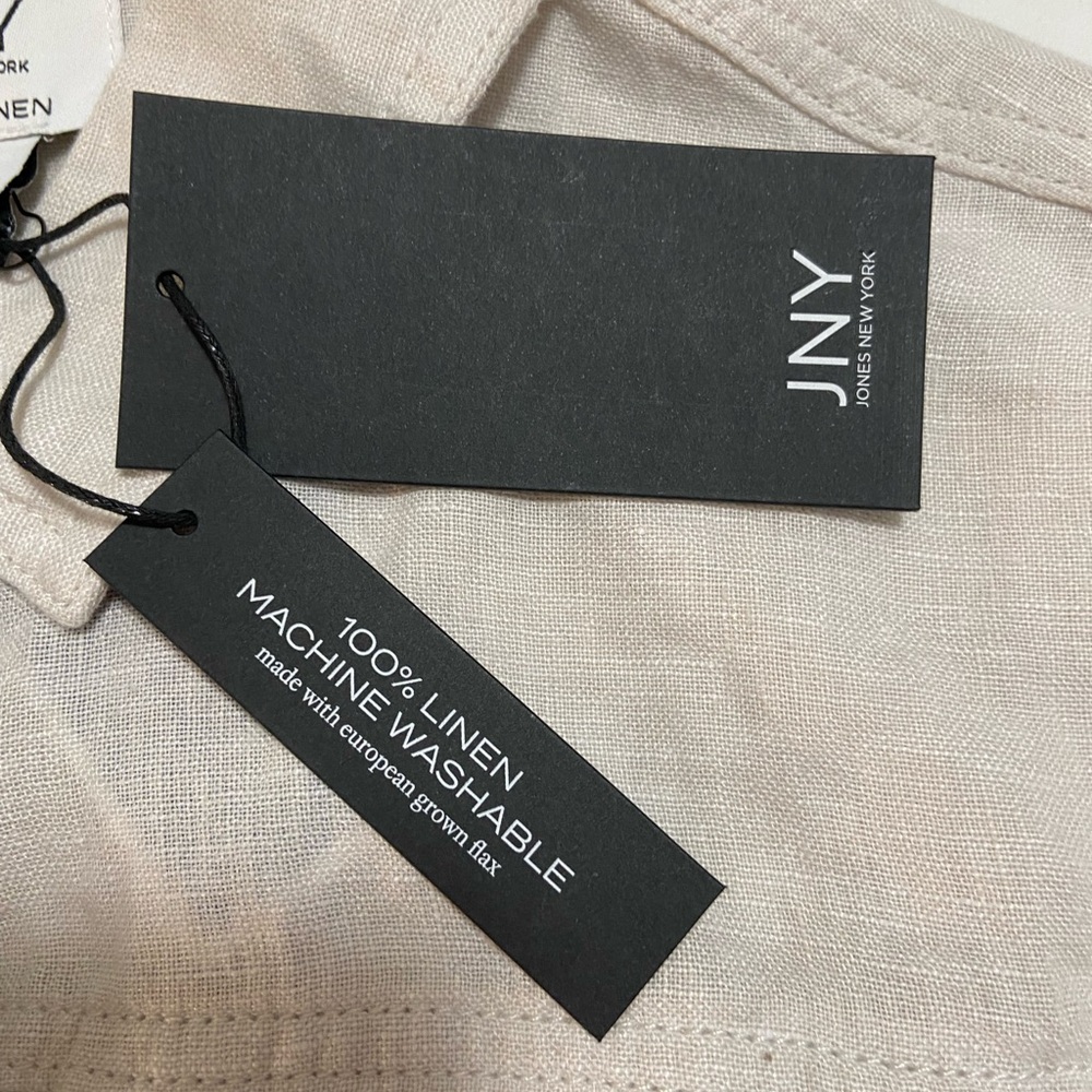 100% Washable Linen Jean Jacket - Picture 9 of 12